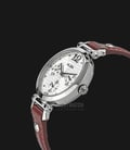 Alba AP6553X1 Ladies Silver Motive Dial Red Maroon Leather Strap-1