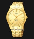 Alba ARSY10X1 Man Gold Dial Gold Tone Stainless Steel Strap-0