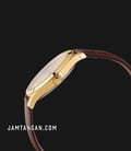 Alba Prestige ARSZ06X1 Men Gold Dial Brown Leather Strap-1