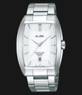 Alba Prestige AS9789X1 Men White Dial Stainless Steel Strap-0