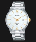 Alba AS9971X1 White Dial Stainless Steel Bracelet-0