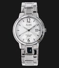 Alba AS9A57X1 Silver Patterned Dial Stainless Steel Bracelet-0