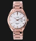 Alba AS9A58X1 Silver Dial Rose Gold Stainless Steel Bracelet-0