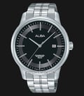 Alba AS9D17X1 Black Dial Stainless Steel-0