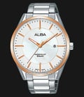Alba AS9G44X1 Men Silver Dial Stainless Steel Strap-0