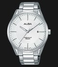 Alba AS9G47X1 Men Silver Dial Stainless Steel Strap-0