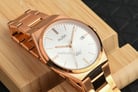 Alba Fashion AS9H96X1 Men Silver Dial Rose Gold Stainless Steel Strap-4