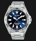 Alba Active AS9Q43X1 Men Blue Dial Stainless Steel Strap-0