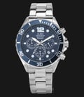 Alba AT3911X1 Man Chronograph Blue Dial Stainless Steel Watch-0