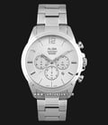 Alba AT3G11X1 Chronograph Men Silver Dial Stainless Steel Strap-0