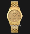 Alba AXHK84X1 Gold Dial Gold Stainless Steel Strap-0