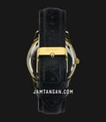 Alba AXND62X1 Men Gold Dial Gold Case Black Leather Strap-2