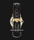 Alba AXU034X1 Ladies Gold Dial Black Leather Strap-2
