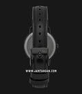 Alexandre Christie Primo Steel AC 1007 LD LIPBA Ladies Black Dial Black Leather Strap-2