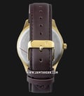 Alexandre Christie AC 1009 MD LGPSL Silver Dial Brown Leather Strap-2