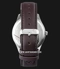 Alexandre Christie AC 1009 MD LSSBU Blue Dial Brown Leather Strap-2