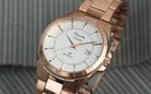 Alexandre Christie Primo Steel AC 1011 MD BRGSL Men Silver Dial Rose Gold Stainless Steel Strap-1