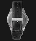 Alexandre Christie AC 1011 ME LSSSL Men Silver Dial Black Leather Strap-2
