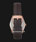 Alexandre Christie Primo Steel AC 1012 LD LRGSL Ladies Silver Dial Brown Leather Strap-2