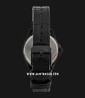 Alexandre Christie Primo Steel AC 1015 LD LIPBA Ladies Black Dial Black Leather Strap-2