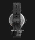 Alexandre Christie Primo Steel AC 1017 LD LIPBA Ladies Black Dial Black Leather Strap-2