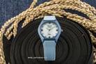Alexandre Christie AC 2386 LH RLBSL Passion Ladies Mother Of Pearl Dial Light Blue Rubber Strap-2