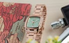 Alexandre Christie Passion AC 2454 LD BRGLE Ladies Green Lime Dial Rose Gold Stainless Steel Strap-1
