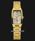 Alexandre Christie Passion AC 2455 LD BGPIV Gold Dial Gold Stainless Steel Strap-0
