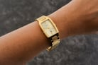 Alexandre Christie Passion AC 2455 LD BGPIV Gold Dial Gold Stainless Steel Strap-7