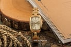 Alexandre Christie AC 2456 LD BGPIV Ladies Passion Gold Dial Gold Stainless Steel Strap-1