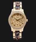 Alexandre Christie Passion AC 2463 BF BGPIV Ladies Gold Dial Stainless Steel Strap-0