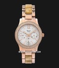 Alexandre Christie Passion AC 2463 BF BRGSLIV Ladies White Dial Rose Gold Stainless Steel Strap-0