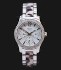 Alexandre Christie Passion AC 2463 BF BSSSLBA Ladies White Dial Stainless Steel with Acetate Strap-0