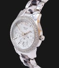 Alexandre Christie Passion AC 2463 BF BSSSLBA Ladies White Dial Stainless Steel with Acetate Strap-1
