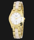 Alexandre Christie AC 2477 LD BGPMSSL Ladies Passion White Dial Dual-tone Stainless Steel-0