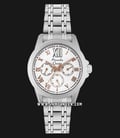 Alexandre Christie AC 2494 BF BSSSL Ladies White Dial Stainless Steel-0