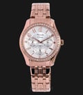Alexandre Christie AC 2497 BF BRGSL Ladies White Dial Rose Gold Stainless Steel-0
