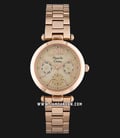 Alexandre Christie AC 2498 BF BRGLN Ladies Beige Dial Rose Gold Stainless Steel-0