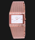 Alexandre Christie AC 2511 LH BRGSL Ladies White Dial Rose Gold Stainless Steel-0