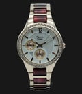 Alexandre Christie AC 2515 BF BRGMSRE Stainless Steel red polycarbonate strap-0