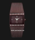 Alexandre Christie Tranquility AC 2561 LH BBNBO Ladies Maroon Dial Stainless Steel Strap-0