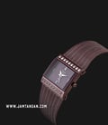 Alexandre Christie Tranquility AC 2561 LH BBNBO Ladies Maroon Dial Stainless Steel Strap-1