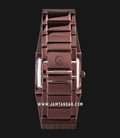 Alexandre Christie Tranquility AC 2561 LH BBNBO Ladies Maroon Dial Stainless Steel Strap-2