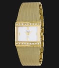 Alexandre Christie Tranquility AC 2561 LH BGPSL Ladies White Dial Gold Stainless Steel Strap-0