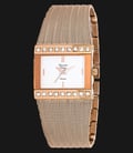 Alexandre Christie Tranquility AC 2561 LH BRGSL Ladies White Dial Rose Gold Stainless Steel Strap-0