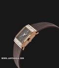 Alexandre Christie Tranquility AC 2561 LH BROBO Ladies Brown Dial Brown Stainless Steel-1