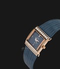 Alexandre Christie Tranquility AC 2561 LH BURBU Ladies Blue Pattern Dial Stainless Steel Strap-1