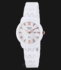 Alexandre Christie AC 2566 LD BRGMS Passion Ceramic White Dial Stainless Steel-0