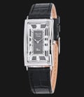 Alexandre Christie AC 2580 LH LSSBA White and Black Dial Black Leather Strap-0