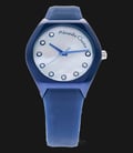Alexandre Christie AC 2604 LH RBUMS Mother Of Pearl Dial Blue Rubber Strap-0